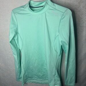 Baleaf Running Shirt Workout Top Women's Size Small Mock Neck Long Sleeve